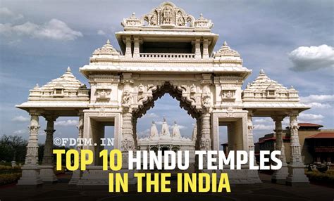2023 Top 10 Hindu Temples Around The India Festivals Date Time