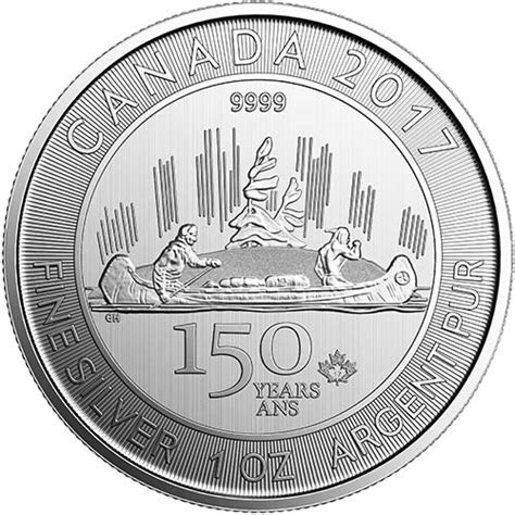 Buy 2017 1 Oz Canadian Silver Voyageur 150th Anniversary Coin Jm Bullion™