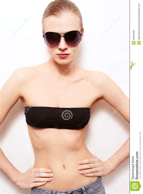Girl In Sunglasses Stock Image Image Of Beauty Model
