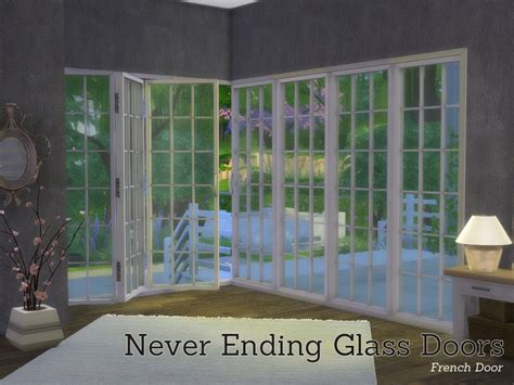 Never Ending Glass Door Buildset The Sims 4 Catalog
