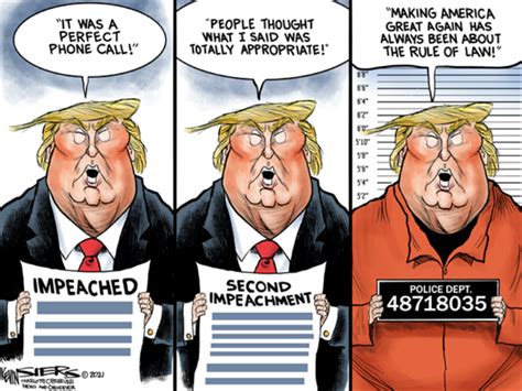 In The Cartoons Impeachment Medal Of Freedom Gop