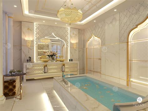 Moroccan Bathroom Interior Design Dubai Spazio