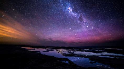 Great Ocean Road At Night Under Milky Way Victoria Australia