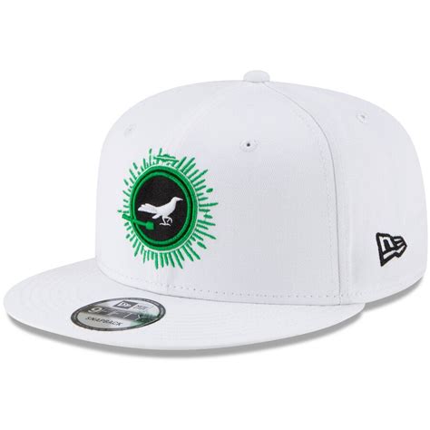 Mens Austin Fc New Era White Jersey Hook 9fifty Snapback Hat