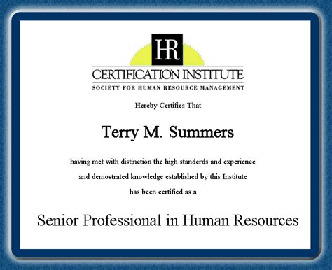 Professional In Human Resources Online Classes For Human Resources