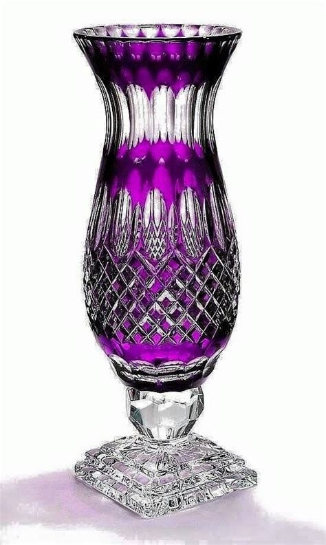 Pin By Nina Chavez On Artifacts Genie Bottles Purple Glass Crystal Vase Crystal Ts