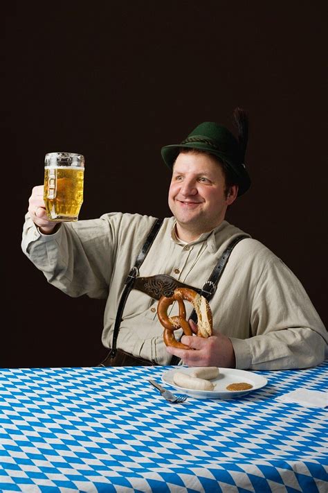 A Stereotypical German Man Wearing License Images 11288982 Stockfood