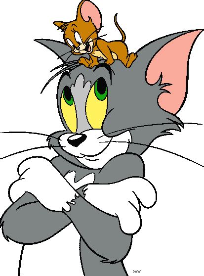 Always going at each other with traps and mischiefs. Tom and Jerry Clip Art | Cartoon Clip Art