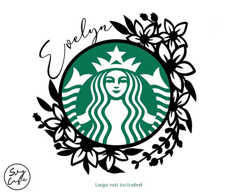 Starbucks Cup Svg Flower Starbucks Svg For Venti Cold Cup Etsy