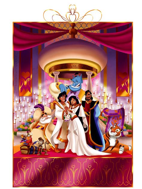 Aladdin And Jasmines Wedding ~ Disney Jasmine Disney Princess