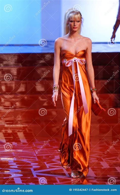 model caroline winberg walks runway fashion show of valentino ready to wear collection editorial