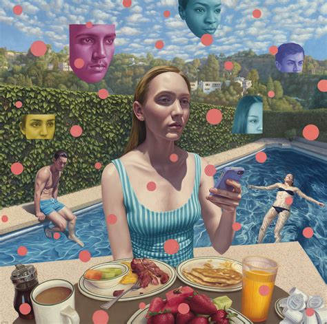The Surrealist Layered Paintings Of Alex Gross Reflect On A Consumerist