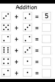 Image result for maths 1 number addition worksheets for ukg | Preschool