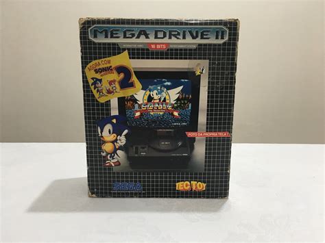 Mega Drive Ii Com Sonic The Hedgehog 2 Tectoy