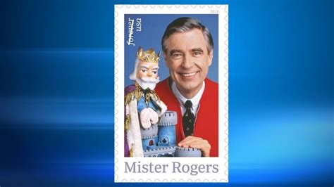 Us Postal Service Unveils Mister Rogers Postage Stamp