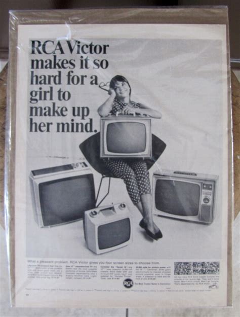 Rca Victor Ad Rca Victor Television Ad Original Vintage