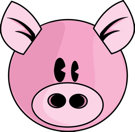 Cartoon Pig Faces Clipart Best