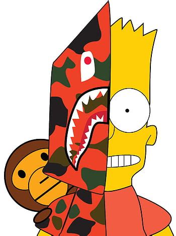 Supreme Bart Simpson Png Bart Simpson Png Supreme Logo Png Cartoon