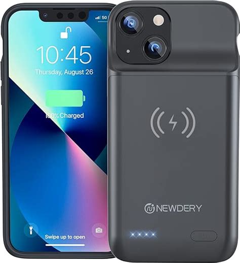 Newdery Battery Case For Iphone 13 Mini12 Mini 4700mah Portable