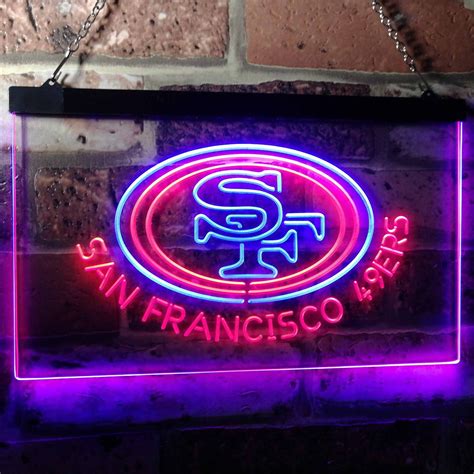 san francisco 49ers neon light led sign in 2022 led neon signs neon signs led color