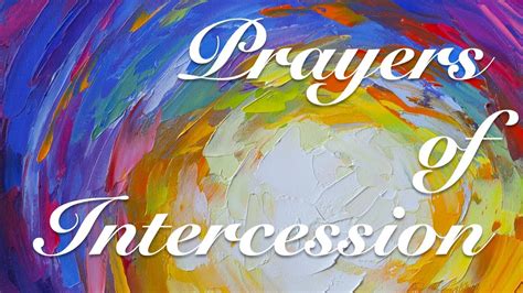 Prayers Of Intercession April 18 2021 College Heights United