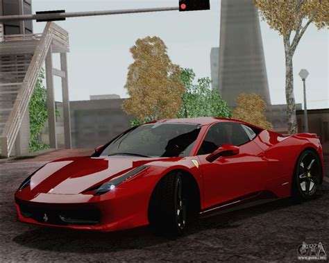 Playing through gta san andreas with the use of cheats will modify your game's save file. Ferrari 458 Italia 2010 para GTA San Andreas