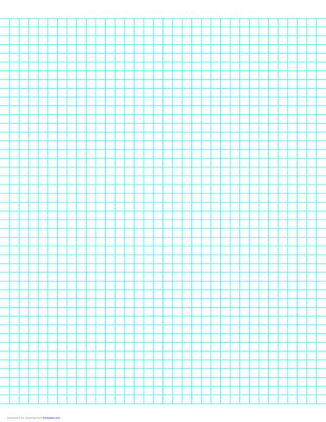 4 Lines Per Inch Graph Paper On Letter Sized Paper Free Download