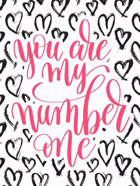 You Are My Number One Postcard | Zazzle.com