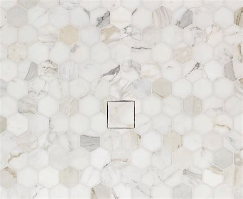 Calacatta Gold Hexagon 3 Mosaic Tile Polished And Honed Tilezz