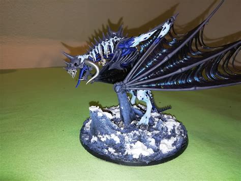 My Take On The Zombie Dragon I Prefered A Blue Scheme Over A Red One