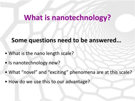 Ppt Introduction To Nanotechnology Insights Into A Nano Sized World