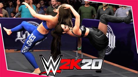 Gal Gadot V Ariana Grande Wwe 2k20 Requested 2 Out Of 3 Falls Count Anywhere Match Youtube