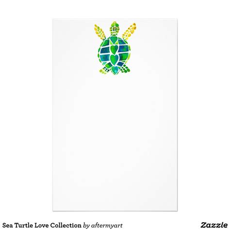 Sea Turtle Love Collection Stationery Zazzle Com With Images
