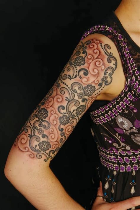 40 Best Lace Tattoos Design Ideas Ecstasycoffee