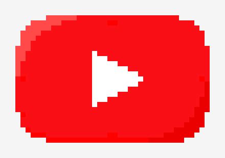 Pixelized Youtube Logo Pixel Art Maker