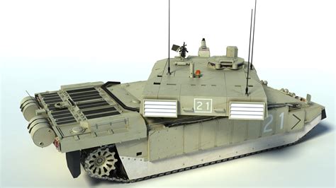 3d Challenger 2 Mbt Tank Model