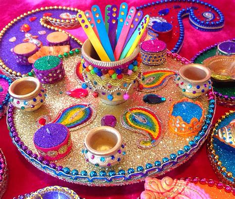 Beautiful Multi Coloured Mehndi Plates See My Facebook Page