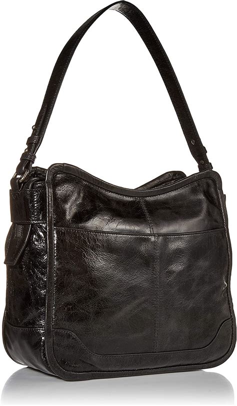 Frye Mel Ladies Medium Black Leather Hobo Bag Db0365 001 Ebay