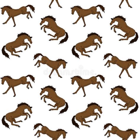 Horse Kicking Illustration Stock Vector Illustration Of Domesticated