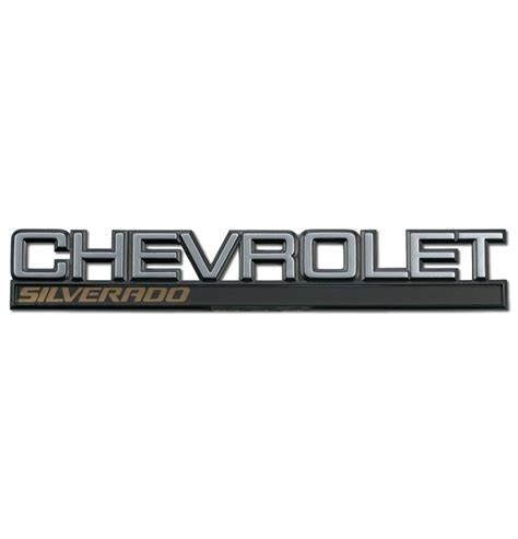 Tailgate Emblem Chevrolet Silverado Classic Chevy Truck Parts