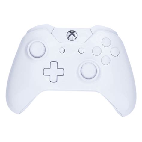 Xbox One Wireless Custom Controller White On White Gloss Zavvinl