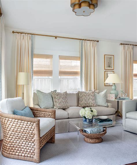 If your living room boasts large windows with a bit of architectural interest like these, try leaving them unadorned. How to Hang Curtains in the Home — LIVEN DESIGN in 2020 ...