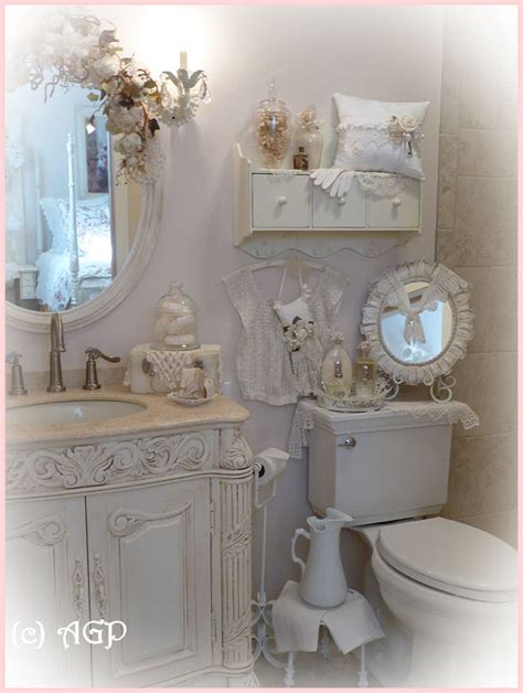 ~shabby Cottage Chic Shelf And More Bathroom Makeover Pics~