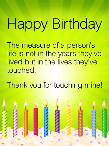 Remember, the older you get, the closer you get to having them choose a. Glory Happy Birthday Wishes Card | Birthday & Greeting ...