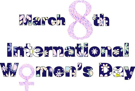 8 March International Womens Day Png Clipart Background Png Play