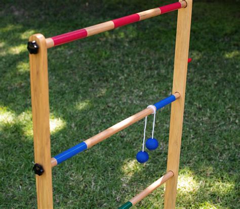 Double Ladder Ball Toss Game With Carrying Case —