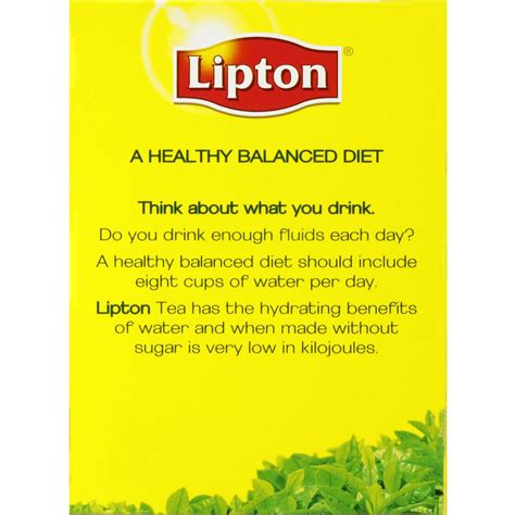 Lipton Black Tea Decaffeinated 50pk 100g Woolworths