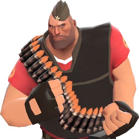 595px Heavy Pilotka 1 Tf2 Heavy Png Clipart Large Size Png