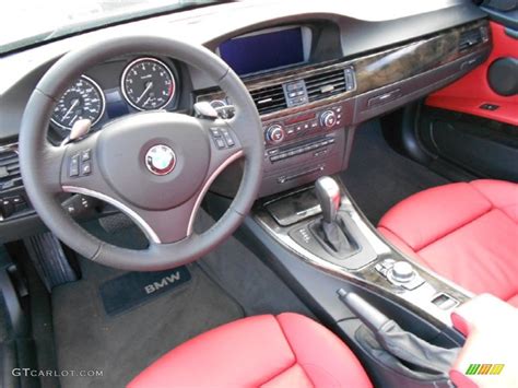 These remain unchanged in the new '09 models. Coral Red/Black Dakota Leather Interior 2009 BMW 3 Series ...
