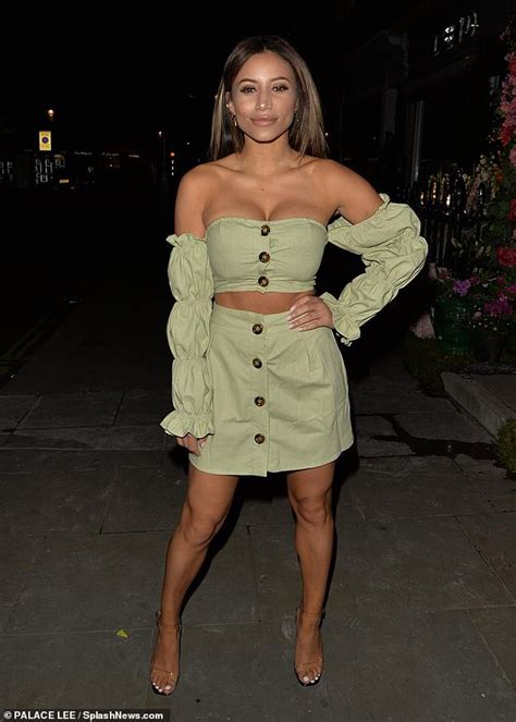 Ex On The Beach Star Kayleigh Morris Wears Quirky Co Ords As She Enjoys Night Out Daily Mail
